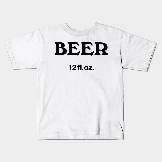 Generic Beer Can Kids T-Shirt by Pufahl